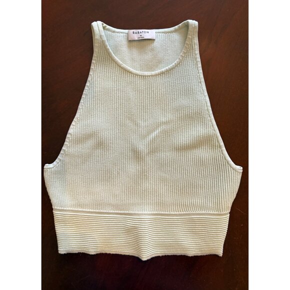 Babaton Sculpt Knit Tank Bundle Cropped Tank + One Shoulder Top Size Medium - Picture 2 of 15